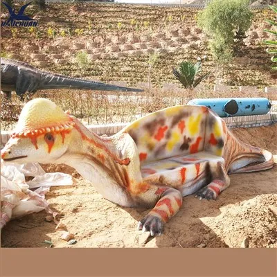 Стекловолоконный стул-динозавр